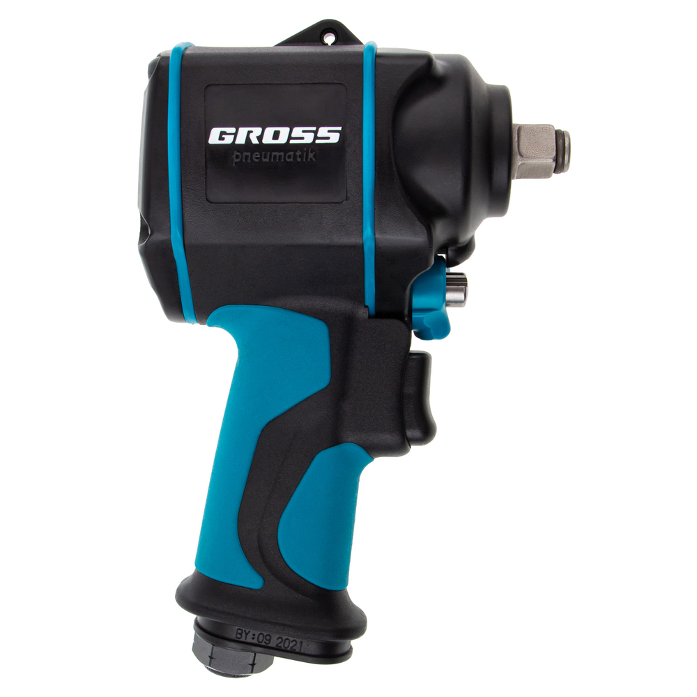 Гайковёрт пневматический ударный G985, 1/2",Twin Hammer, 610 Нм, 9000 об/мин, композитный// Gross
