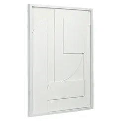 Панно декоративное с эффектом 3d minimalism, с белой рамой, 50х70 см