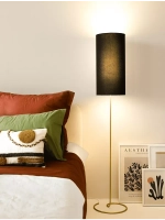 Абажур для торшера e27 тканевый декоративный