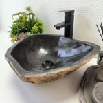 Раковина из речного камня RS-63852 (43*39*15) 0121