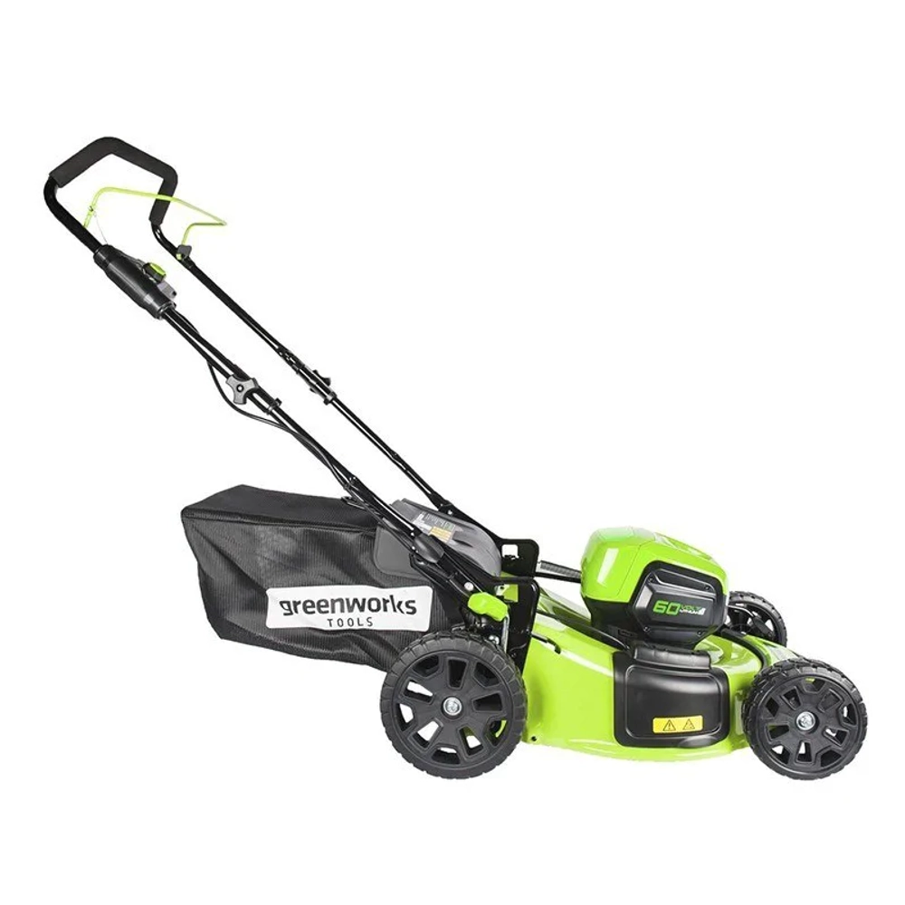 Аккумуляторная газонокосилка Greenworks GD60LM46HPK5 60В (1 x 5 Ач, ЗУ) нож 46 см, 2502807UG