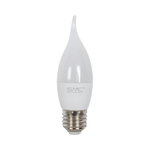 Лампа светодиодная SVC LED CB35-9W-E27-6500K Свеча на ветру Холодный