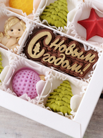 Сладкий подарок "С Новым Годом" с лошадкой #2 / Шоколад ручной работы