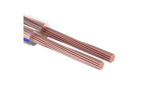 Кабель акустический REXANT 2х1,50 мм², прозрачный BLUELINE, мини-бухта 5 м