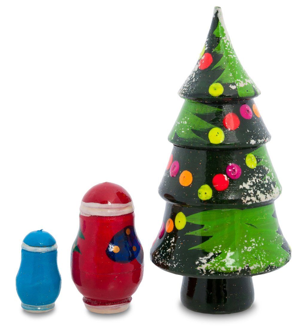 МР-27/ 5 Матрешка 3-кукольная «Елочка»