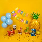 Шар с клапаном (17''/43 см) Мини-фигура, Панда, 1 шт.