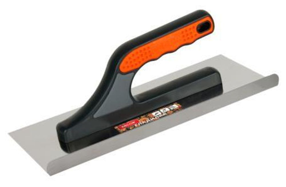 Гладилка  полир.нерж.сталь  0,7мм  280*105*25мм, д/внутр.углов, ручка 3К  DEСOR /680-888