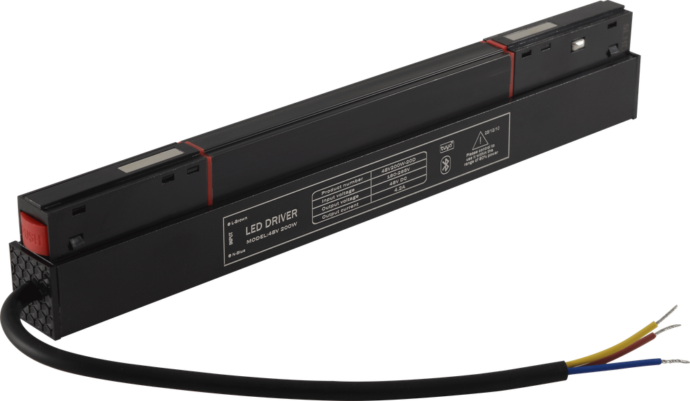 Драйвер для магнитного шинопровода 48V, 200W Crystal Lux Space CLT 0.203 09 BL SMART