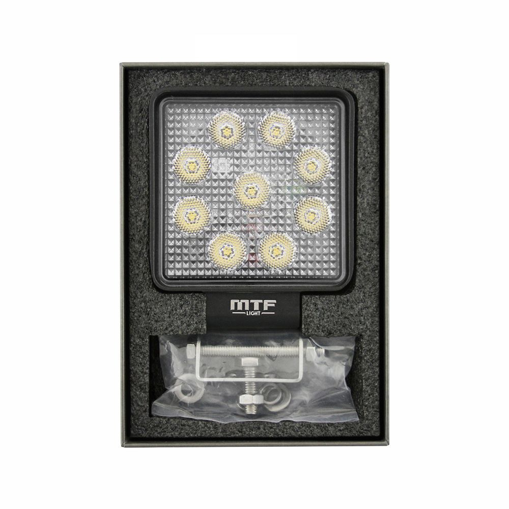 Фонарь светодиодный дополнительного освещения MTF Light PL27K6S 12-60V 3000lm 6000K (1 шт.)