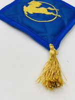 Ромб IVECO (экокожа, синий с золотой вышивкой)