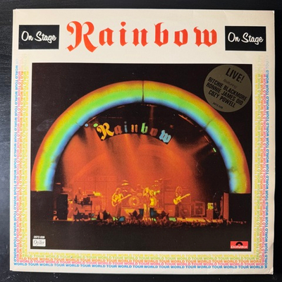 Rainbow ‎– On Stage 2LP (Скандинавия 1977г.)