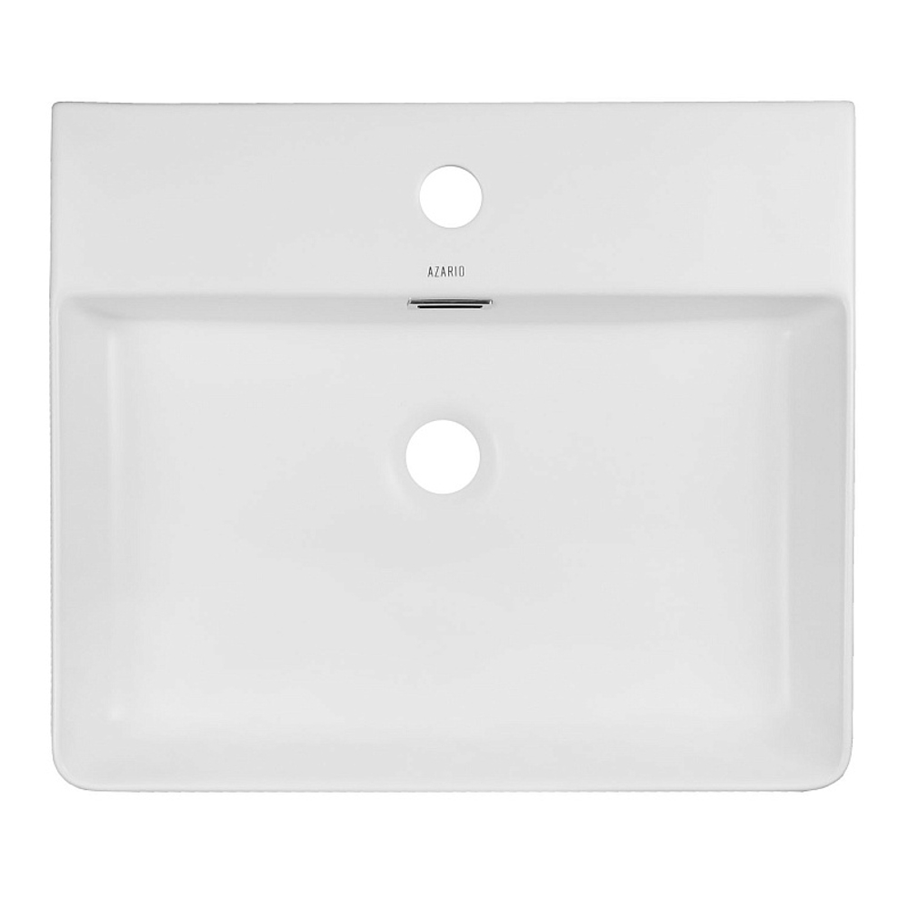 Раковина накладная Azario 500х420х120 прямоугольная, матовый белый (AZ-2173-S-MW)