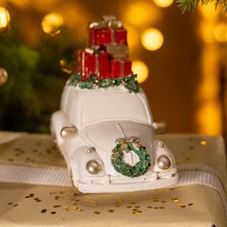 СТАТУЭТКА "МАШИНКА С ПОДАРКАМИ" 16Х8Х11 СМ