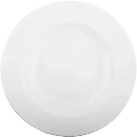 Тарелка для пасты «Белая» Принц фарфор D=300,H=55мм белый