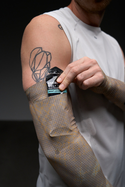 Нарукавники Blue Monte Sports Sun Protective Arm Sleeves "Mandarin Orange"
