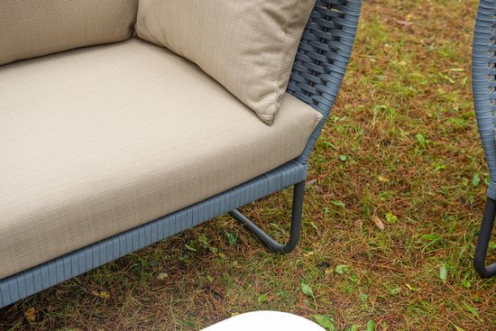 "Фиджи" 5-местная плетеная лаунж-зона цвет синий (KT18-014)