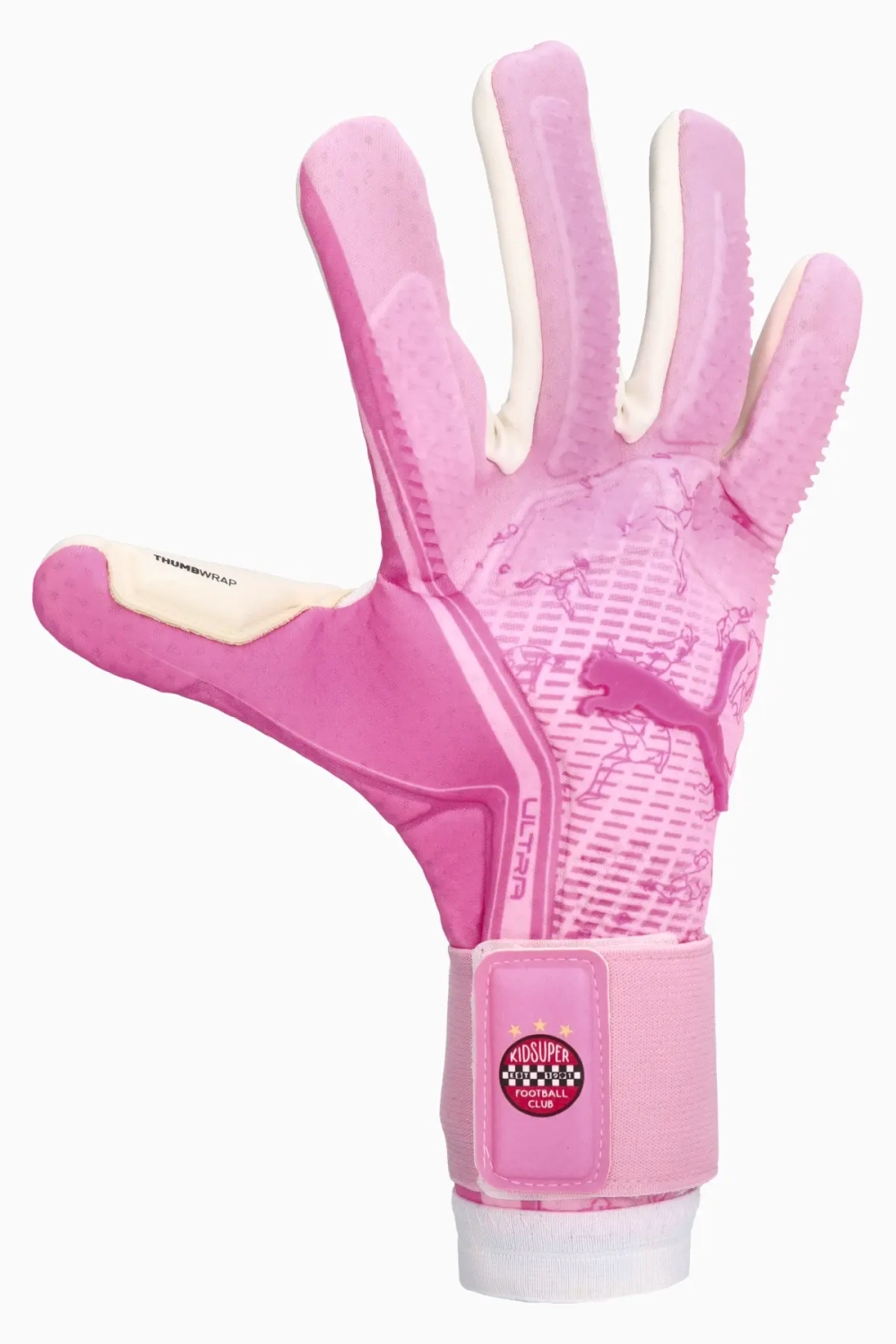 Вратарские перчатки Puma x KidSuper Ultra Ultimate Hybrid - розовый