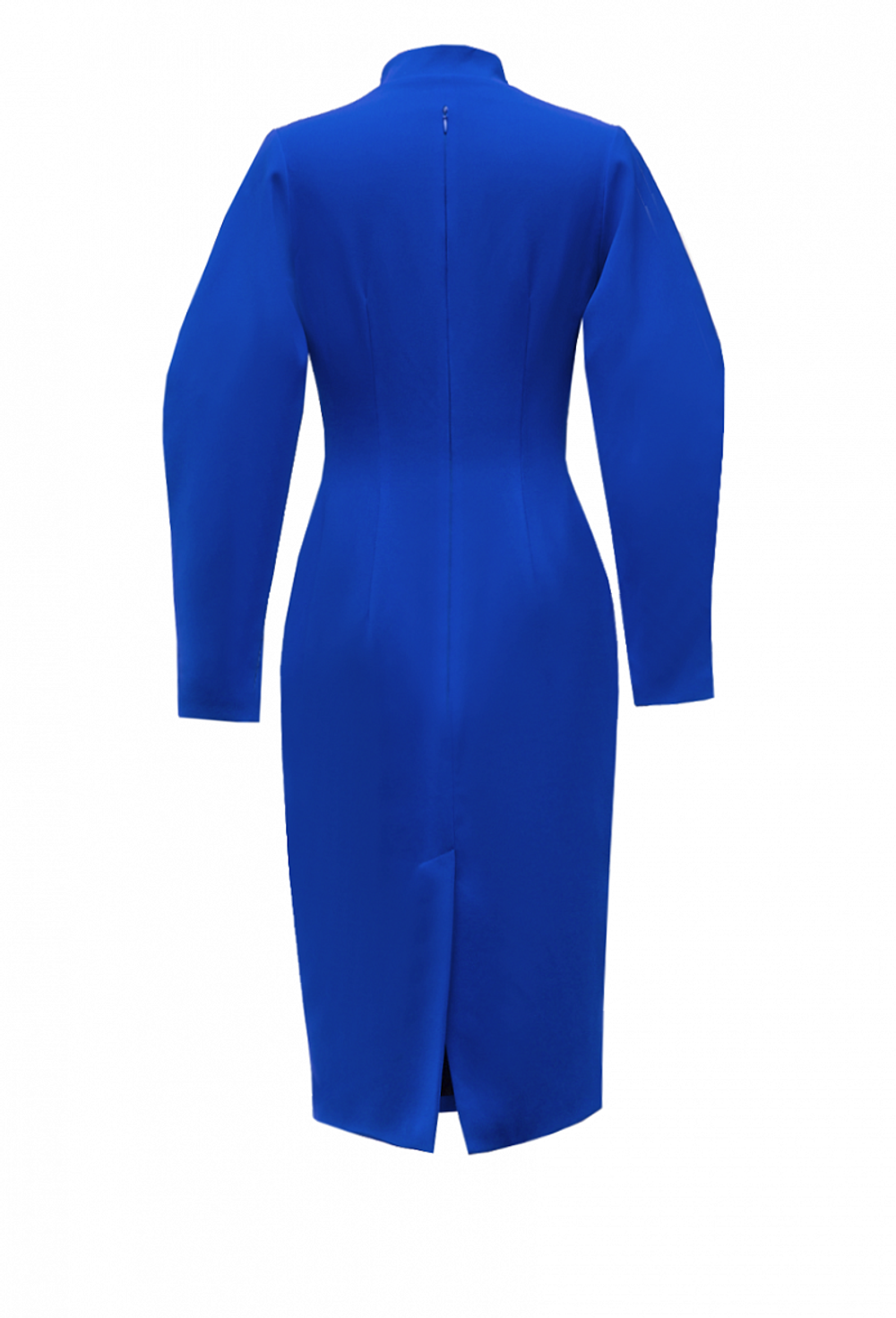 Платье футляр васильковое 18-01-20FW