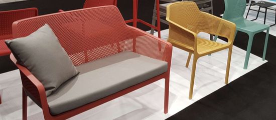 Подушка для дивана Net Bench темно-серая