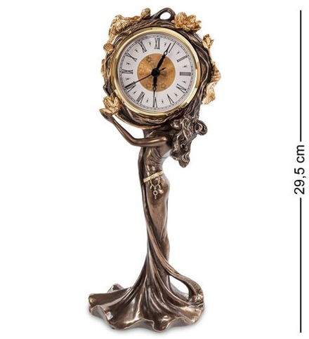 Veronese WS-687/ 2 Часы «Девушка и лотосы»