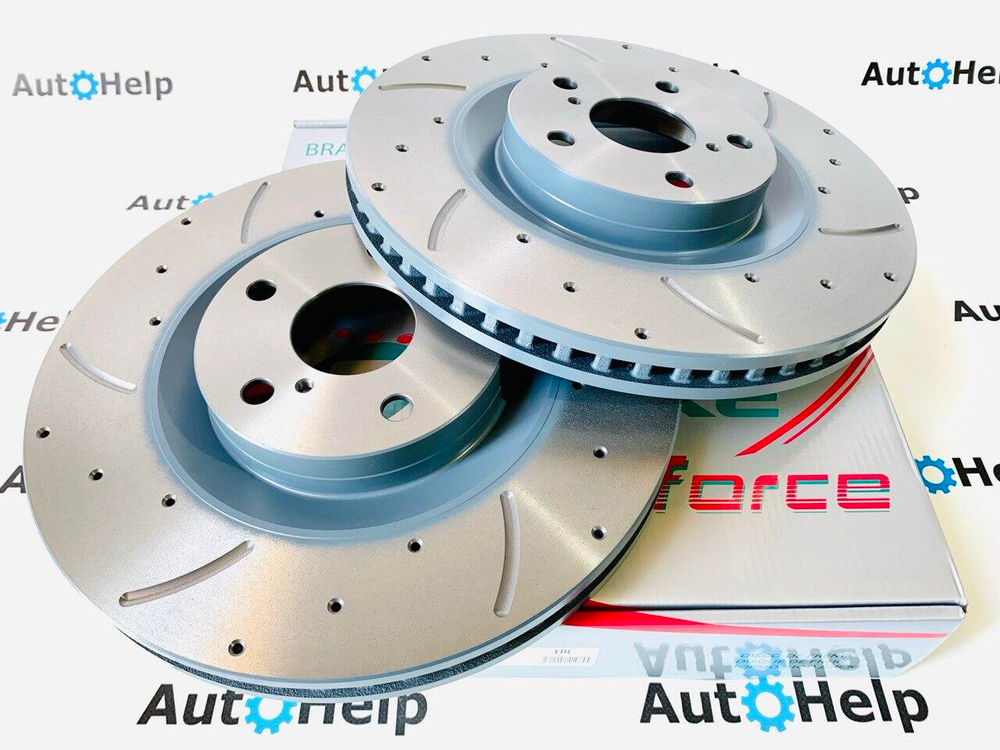 Диск тормозной перфорированный G-Brake GFR-21237R передний правый 334mm