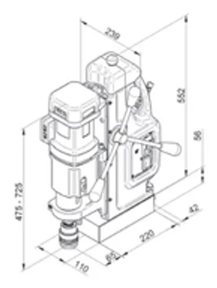 Зенковка Karnasch Ø6,3 мм с покрытием Blue-Tec, 90°, HSS-XE, DIN 335, арт. 20.1775-010