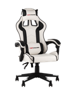 Кресло спортивное TopChairs Shadow бело-черный