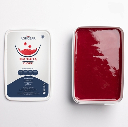 Пюре Малина Агробар замороженное, 250 гр