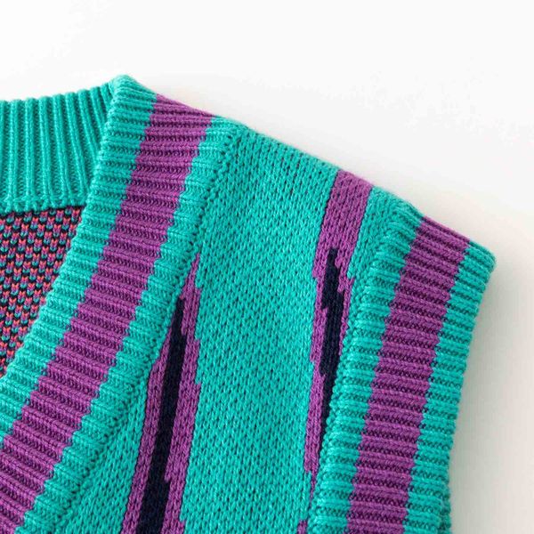 Жилет Вязаный Hellcome бирюзовый - фото 5