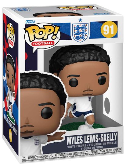 Фигурка Funko POP! Football England Myles Lewis-Skelly 94465 / Фигурка Фанко ПОП! в виде английского футболиста, Майлз Льюис-Скелли