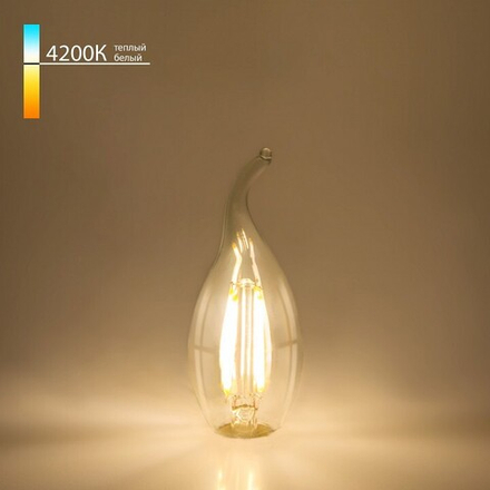 Лампа светодиодная Elektrostandard Свеча на ветру F E14 7Вт 4200K a049139