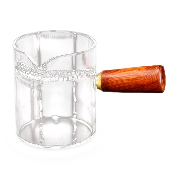 Chahai z drewnianą rączką „Cylinder” 270ml