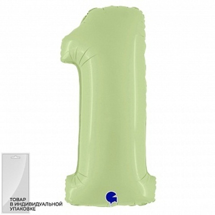 Г ЦИФРА 1  40" Сатин Оливка