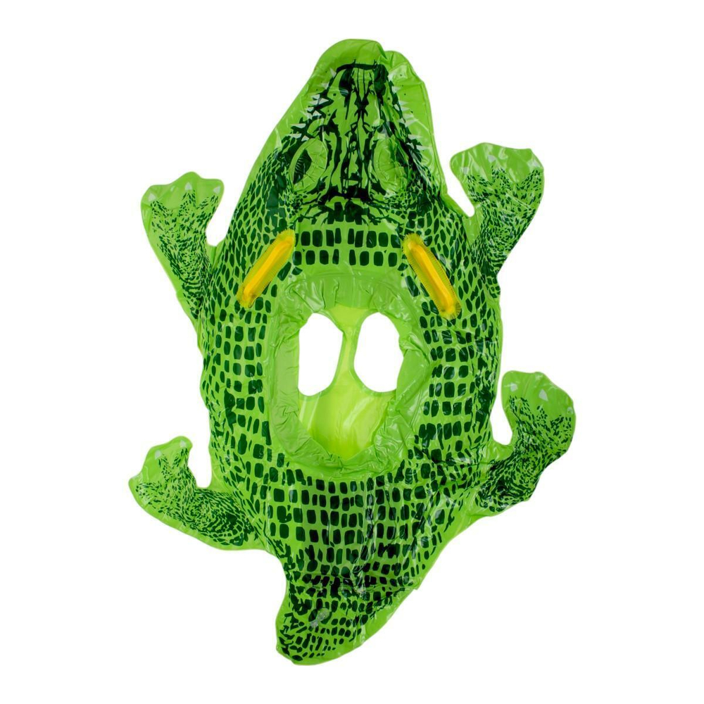 Круг для плавания с прорезами под ноги, Животые, Крокодил, с-30282