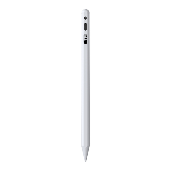 Стилус от Dux Ducis серии SP-06 белого цвета для планшетов iPad c 2024-, с индикатором заряда