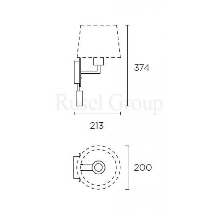 Настенный светильник  Leds-C4 BALI AP