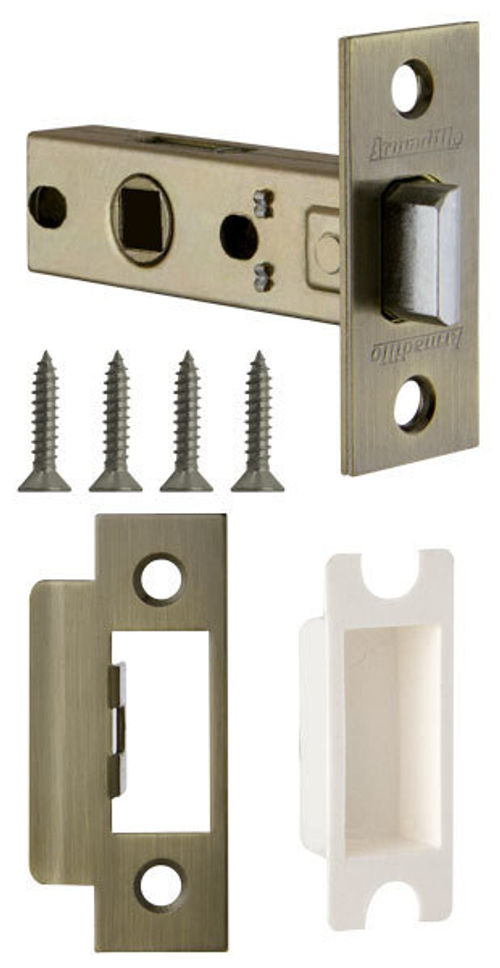 [ТОВАРА НЕТ В НАЛИЧИИ] Защелка врезная Армадилло LH 120-45-25 SKIN AB, цвет бронза (гарантия - 5 лет)