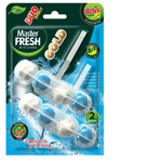 Master Fresh GOLD Подвесной блок для унитаза Duo Effect 5в1 Морской 1шт