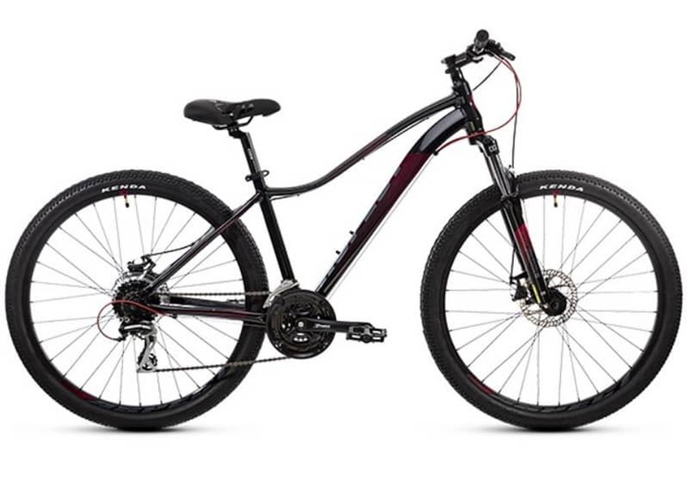 Велосипед VARMA 27.5 LADY H72DA темно-серый р18 7 ск