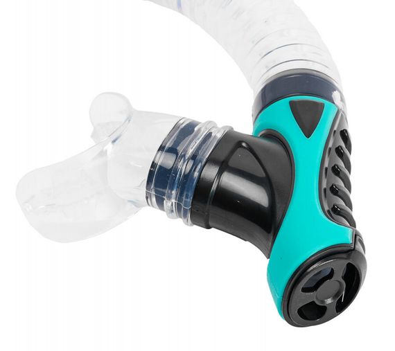 Трубка Seac Reverse Dry прозрачный/голубой