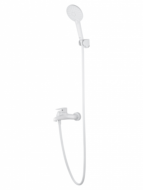 Смеситель для ванны с душем WONZON & WOGHAND ALFA, Белый матовый (WW-AE3204-MW)