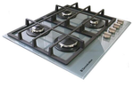 Поверхность варочная  Electronicsdeluxe GG4_750229F-014 (серое стекло газ/к., 60*51) Россия