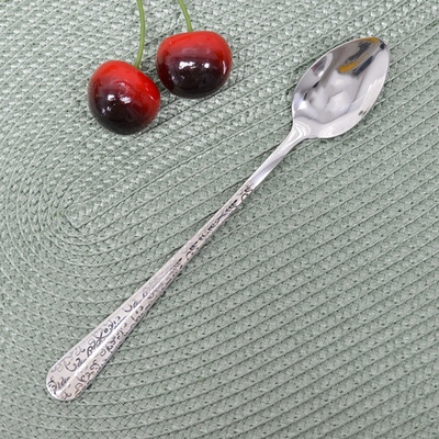 Ложка чайная с удлиненной ручкой 19,5см "Узор"