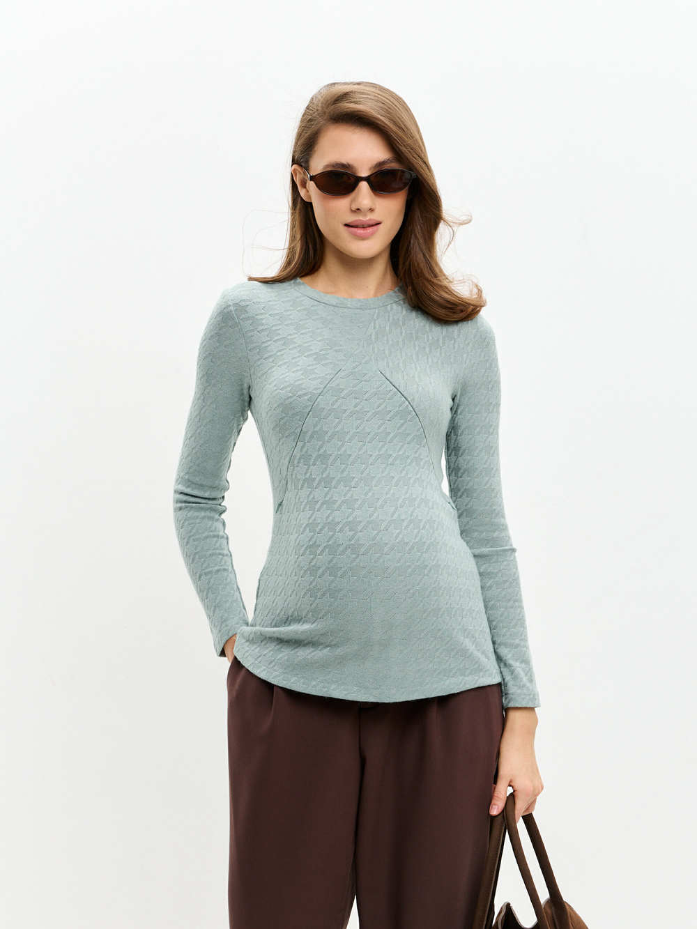 Кофта "Стефания" для беременных и кормящих мам.