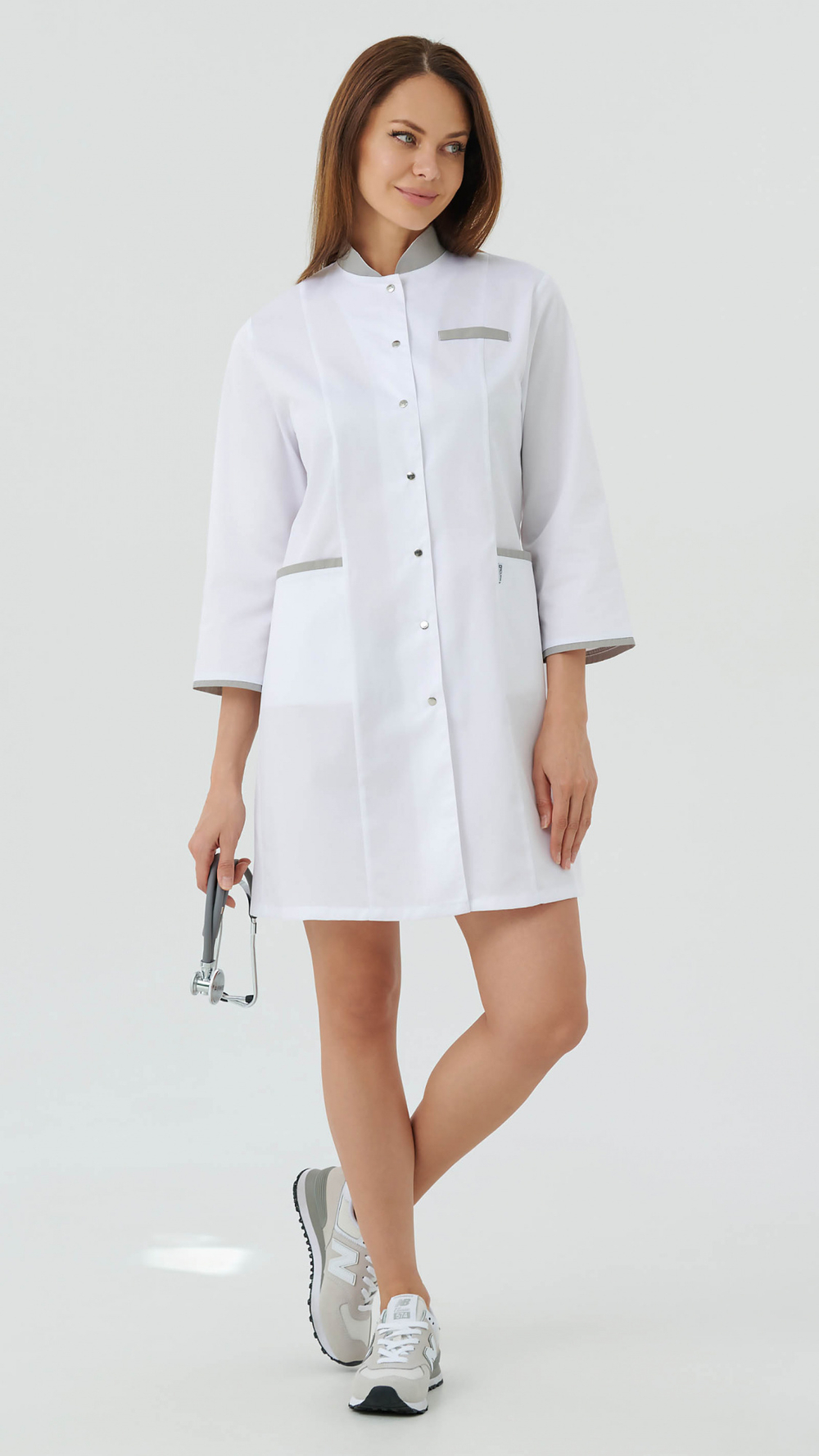 Халат Каролина CVC на кнопках №20