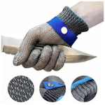 Перчатка кольчужная пятипалая красная Китай