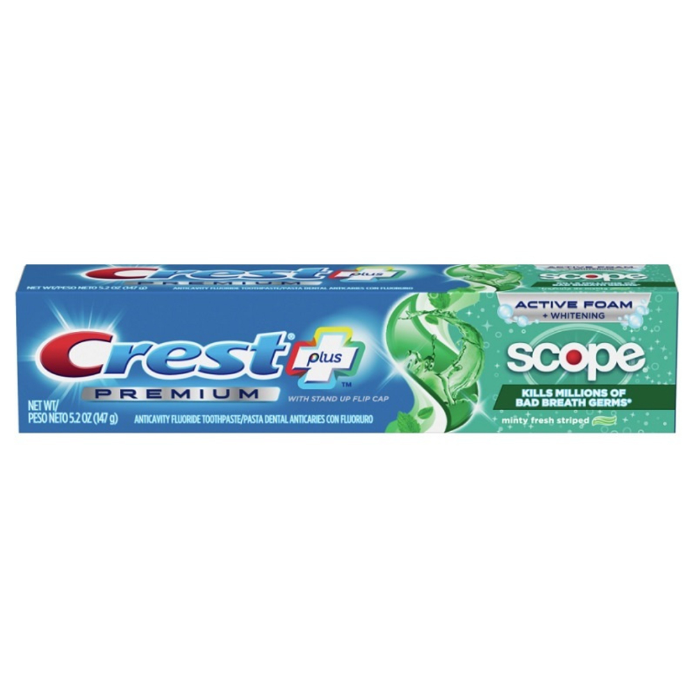Crest Complete Toothpaste Plus Scope Advanced Active Foam