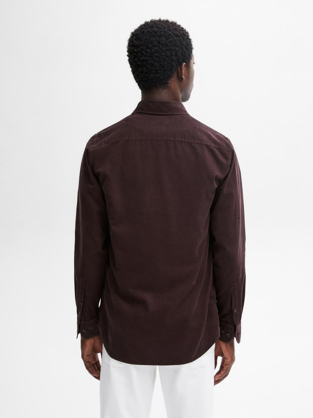 Massimo Dutti Классическая рубашка, бордо