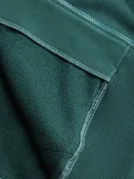 Худи Hardlunch Logo на молнии темно-зеленый