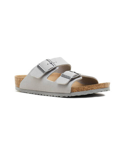 Кожаные шлепанцы arizona Birkenstock - серый(1026413)